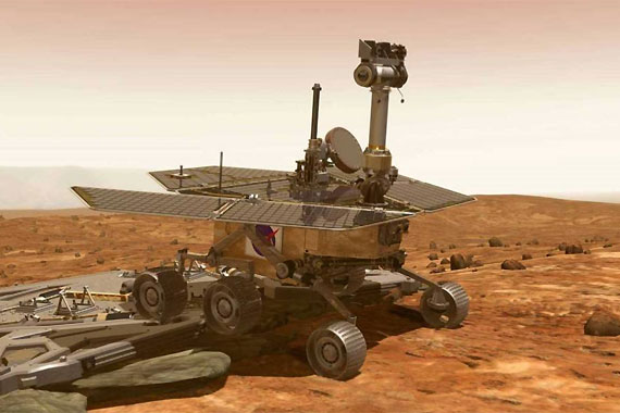 “勇氣號”在火星上工作六年，如今不得不永遠停留在一個地方。