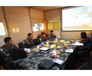 第21批駐剛果（金）維和工兵分隊首次100%通過聯穩團裝備核查