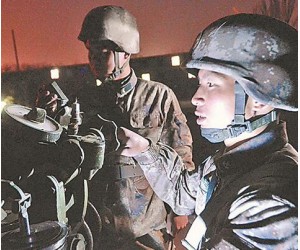 第76集團軍某旅建立夜暗條件下合成營裝備性能數據庫