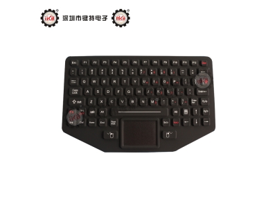 IP65動態級密封加固耐用嵌入式軍工級硅膠鍵盤