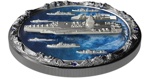 國防科技+貴金屬價值！福建艦立體微縮限量發售  創投資收藏新高度